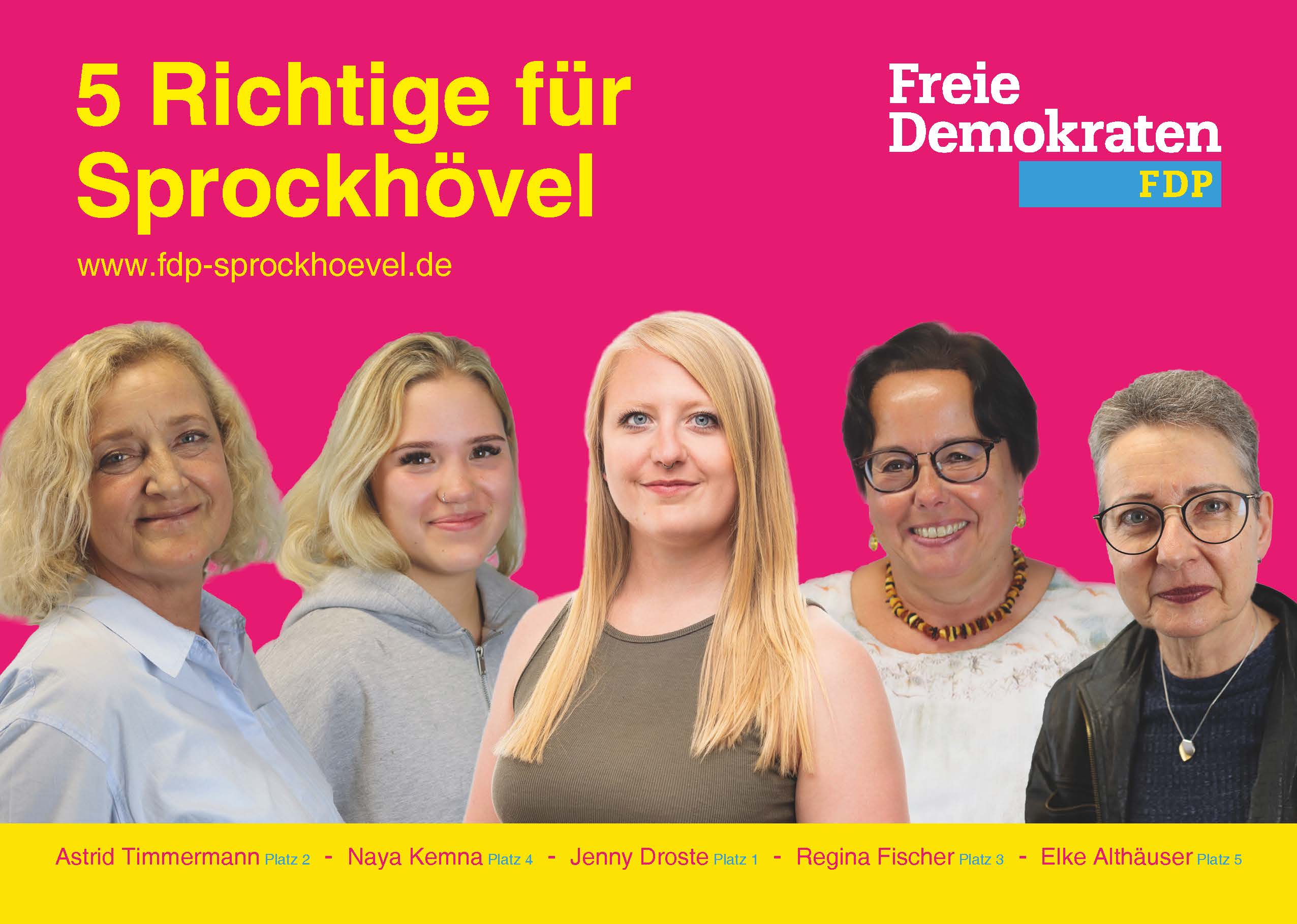 5 Richtige für Sprockhövel